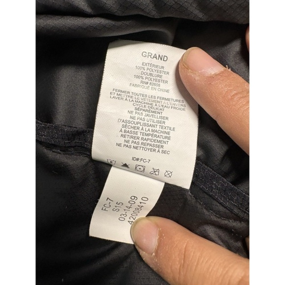 Free Country Windbreaker Jacket Women Large Black Blue Zipper Lightweight - Picture 5 of 7